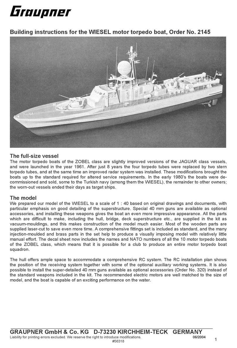 GRAUPNER WIESEL Manuale di istruzioni