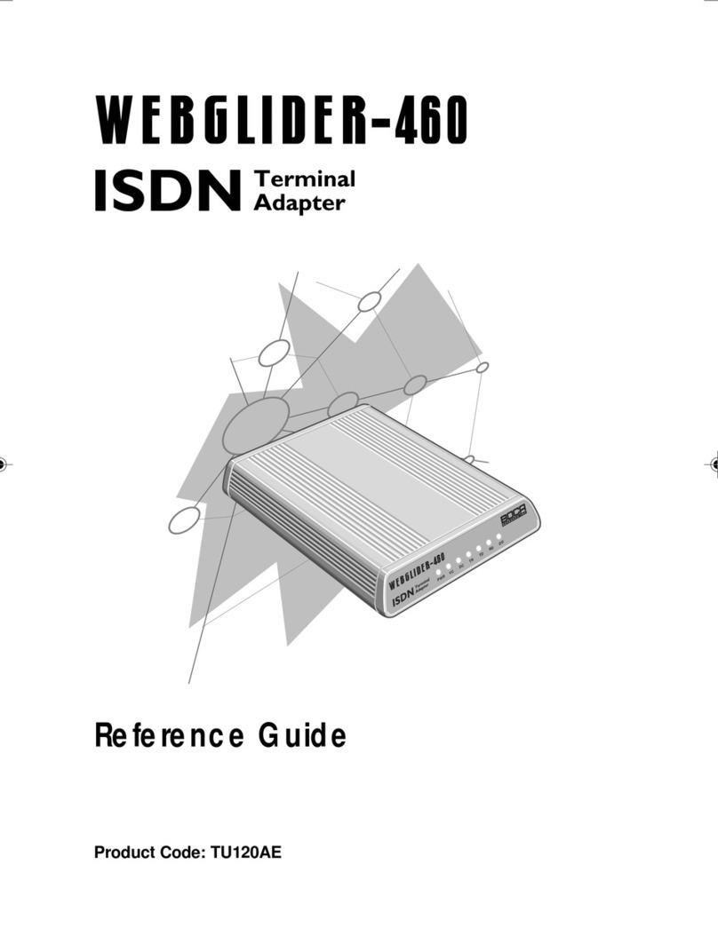 Boca Systems Webglider-460 Manuale utente