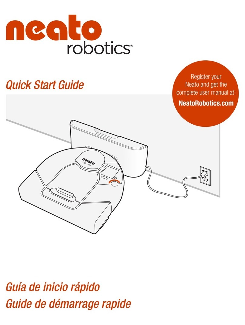 Neato Robotics Vacuum Manuale utente