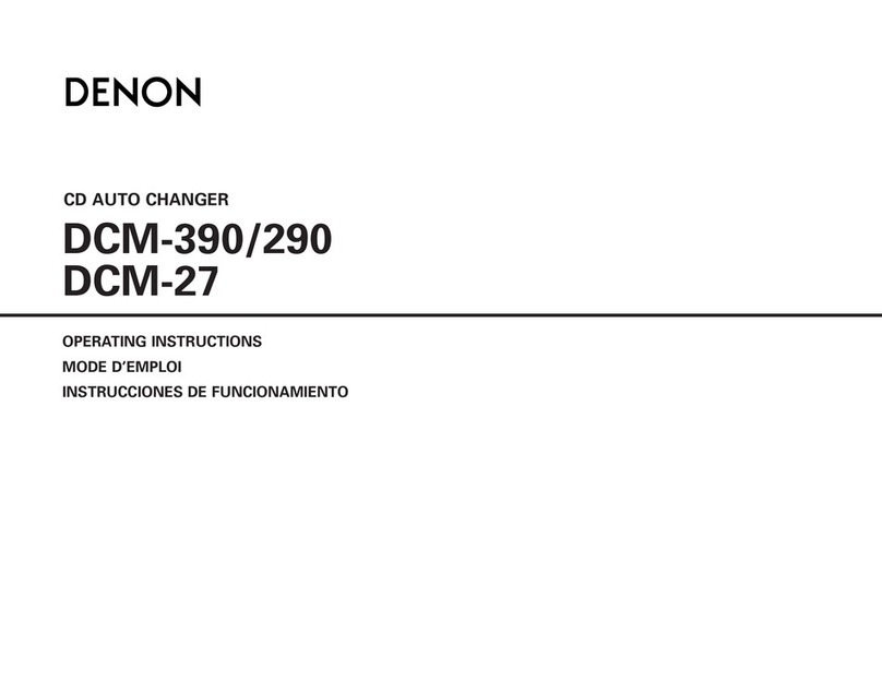 Denon DCM-27 Manuale utente