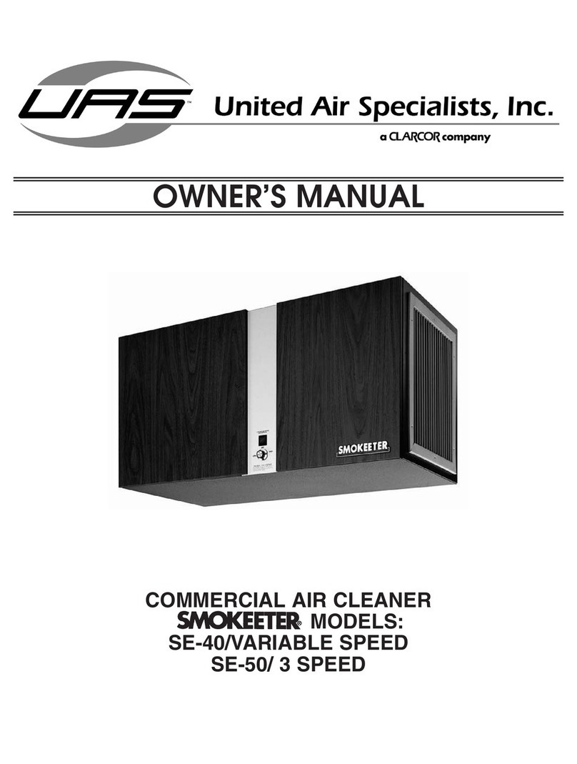 Smokeeter SE-40/VARIABLE SPEED Manuale utente