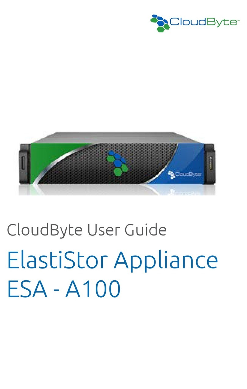 CloudByte ESA - A100 Manuale utente