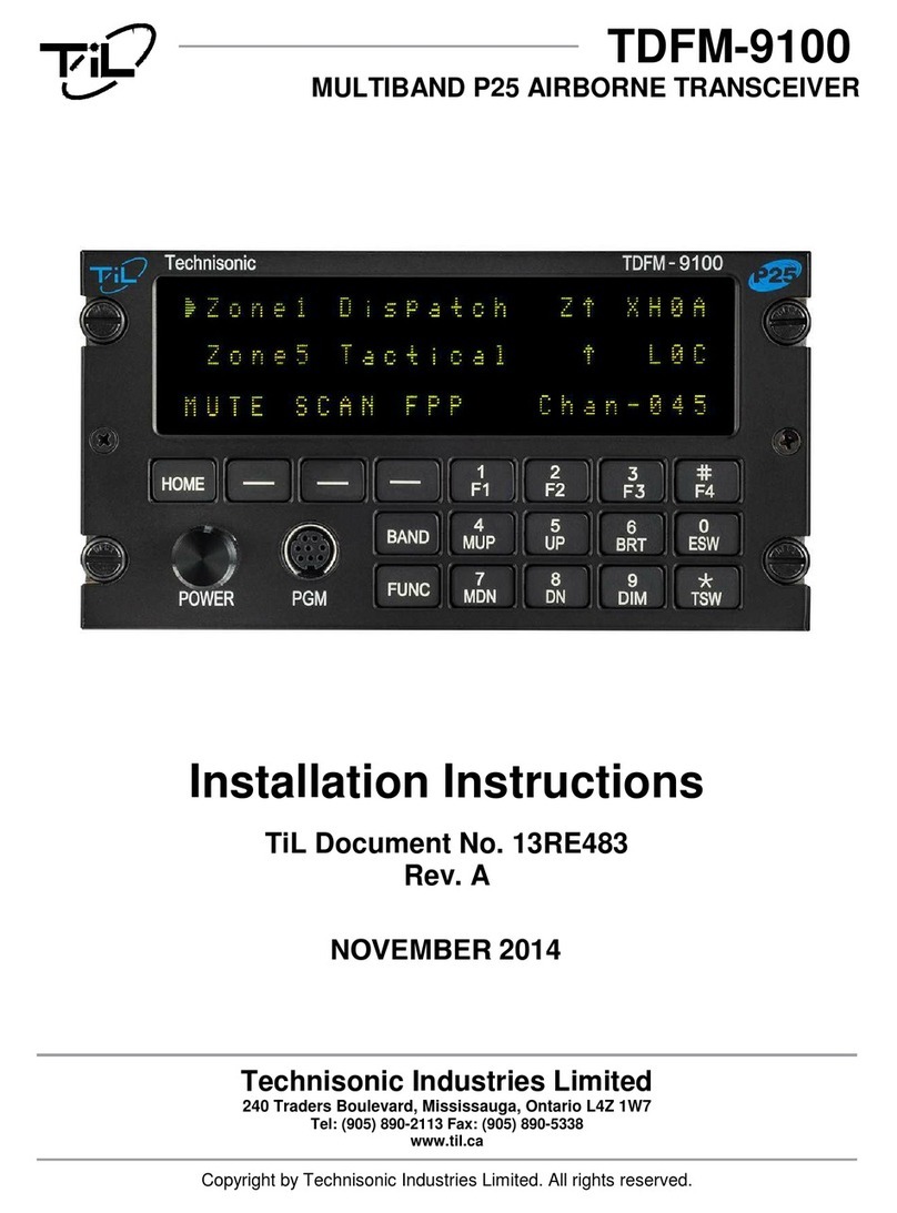 TIL TDFM-9100 Manuale utente