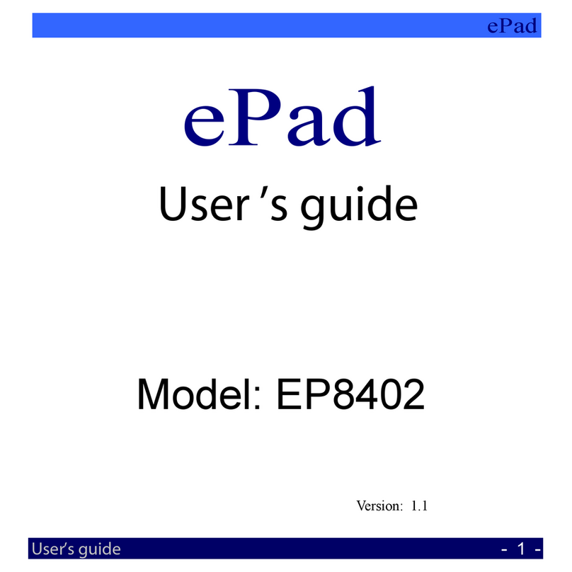 ePad EP8402 Manuale utente