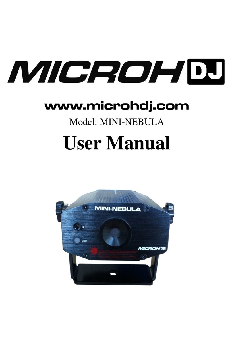 MicrohDJ MINI-NEBULA Manuale utente