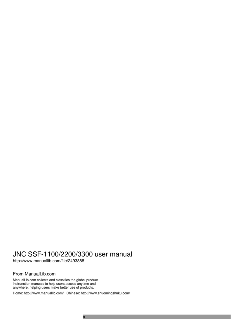 JNC SSF-1100 Manuale utente