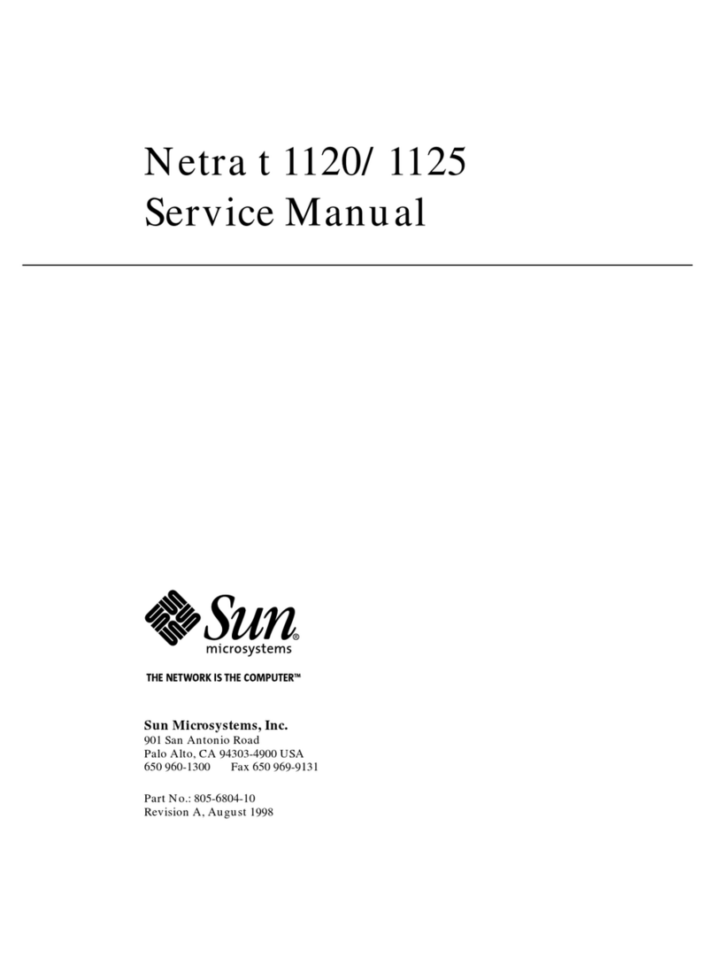 Sun Microsystems Netra t 1125 Manuale utente