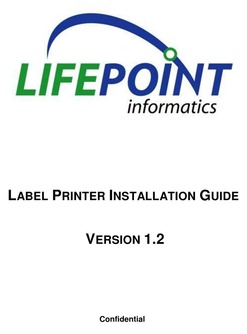 LifePoint LABEL PRINTER Manuale utente