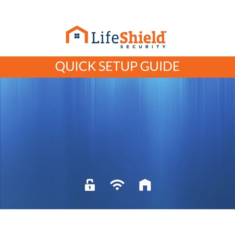 LifeShield home security system Manuale utente