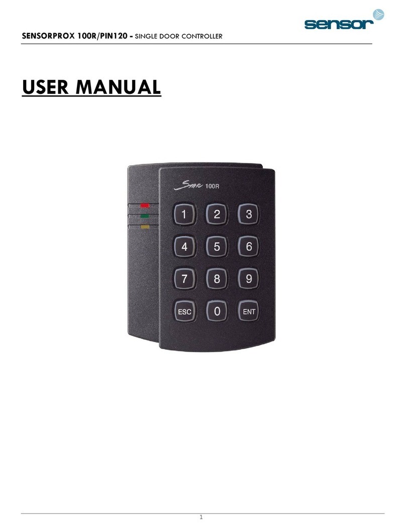 Sensor SENSORPROX 100R/PIN120 Manuale utente