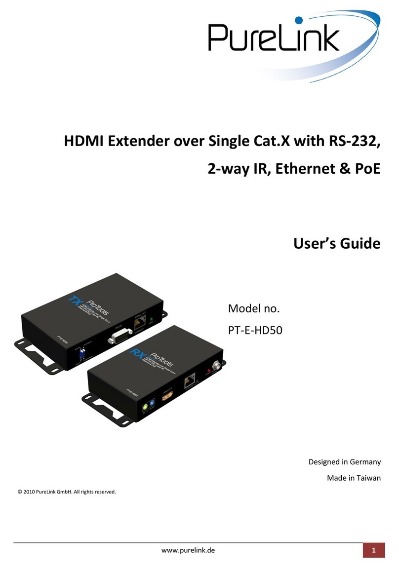 PureLink PT-E-HD50 Manuale utente