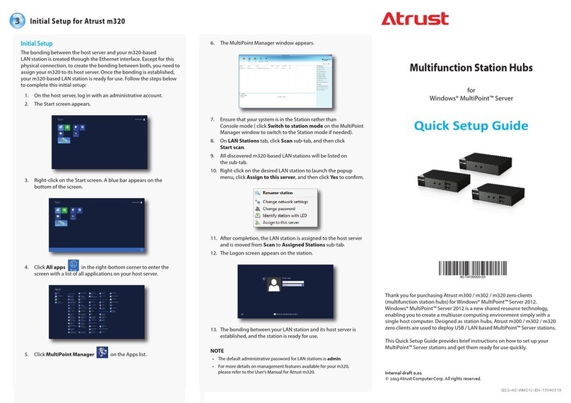 Atrust m320 Manuale utente