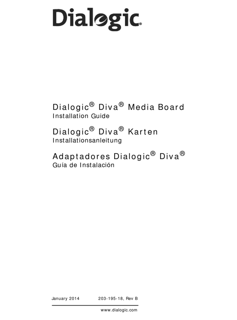 Dialogic Diva Manuale utente
