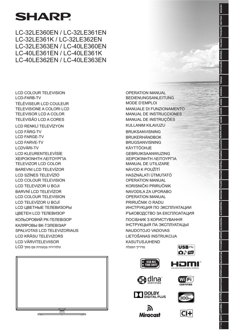 Sharp LC-32LE360EN Manuale utente