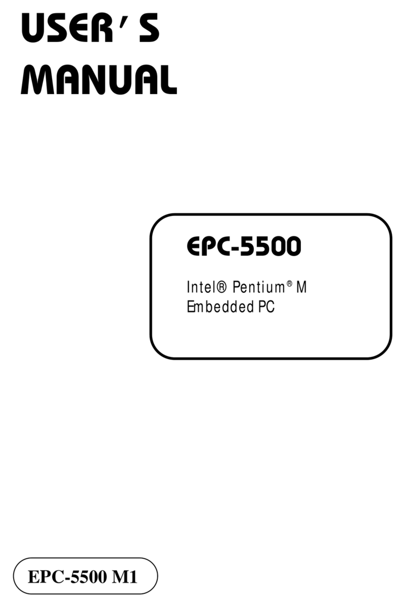 Embedded Computer EPC-5500 Pentium M Manuale utente