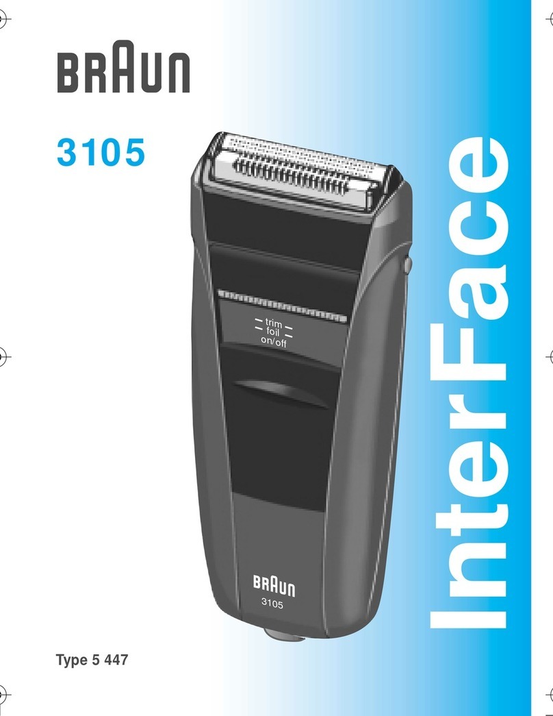 Braun 3105 Manuale utente