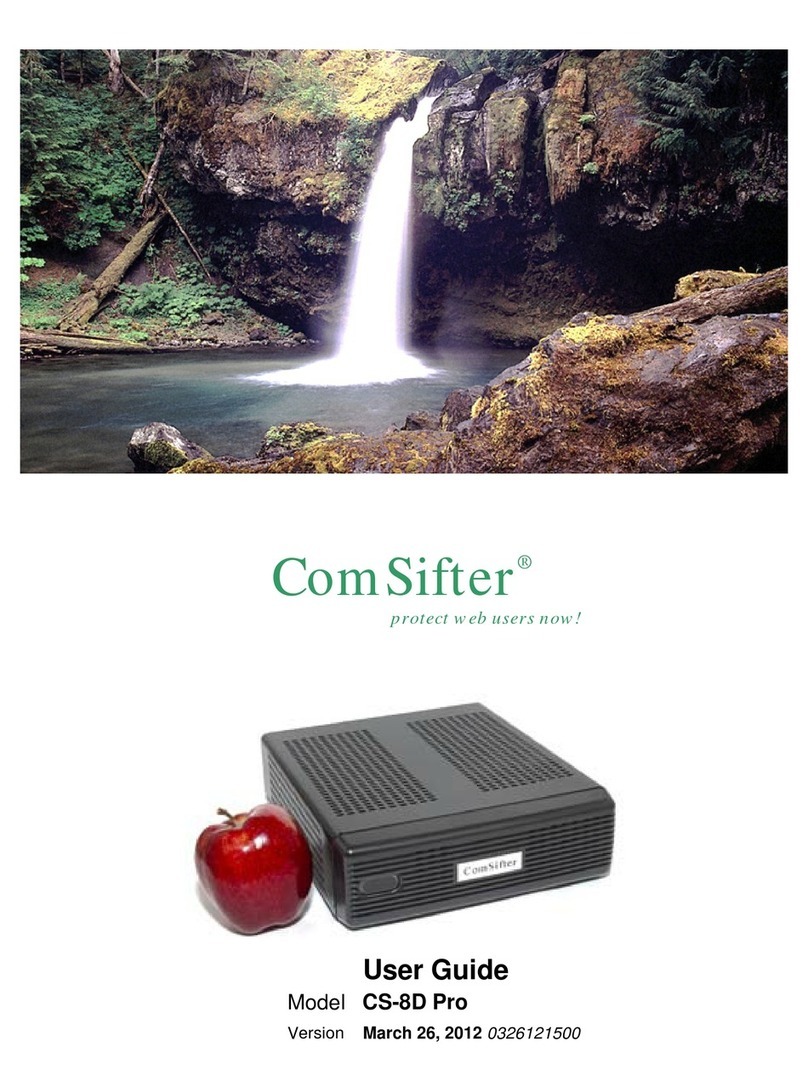 ComSifter CS-8D Pro Manuale utente