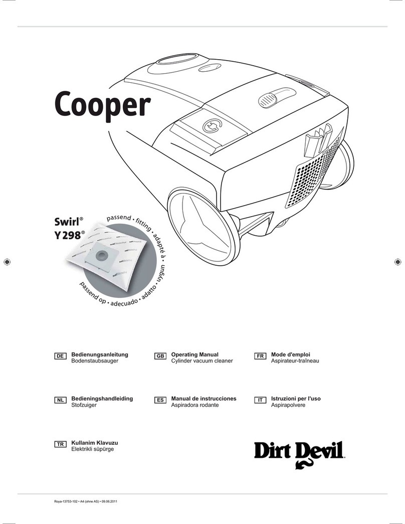 Dirt Devil Cooper Manuale utente
