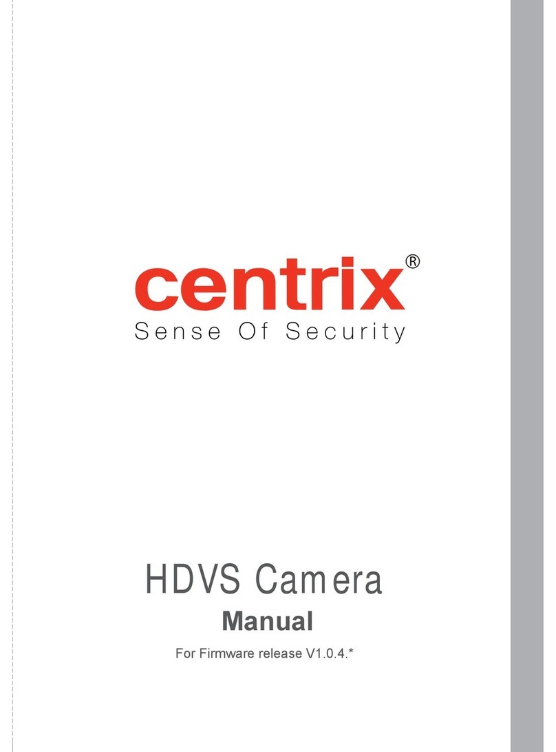 Centrix HDVS Camera Manuale utente