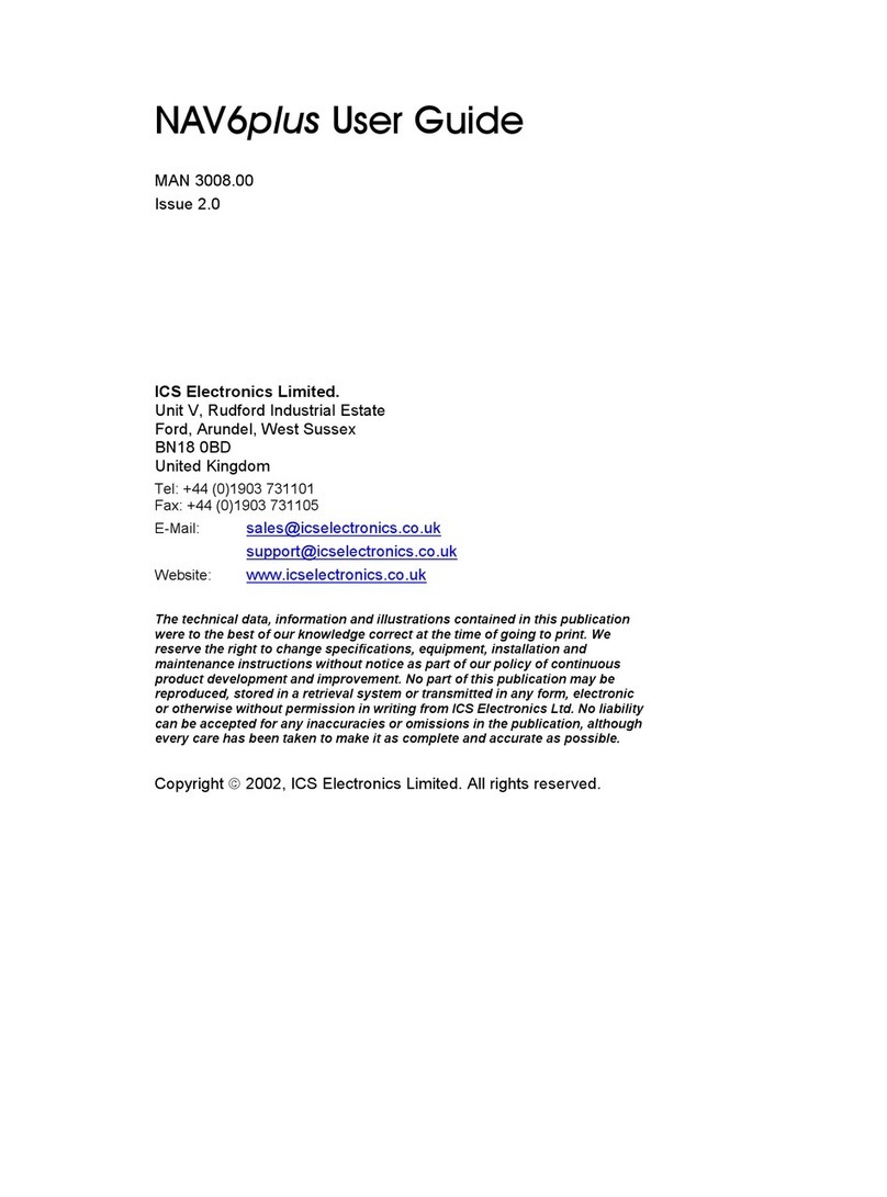 ICS Nav6plus Manuale utente