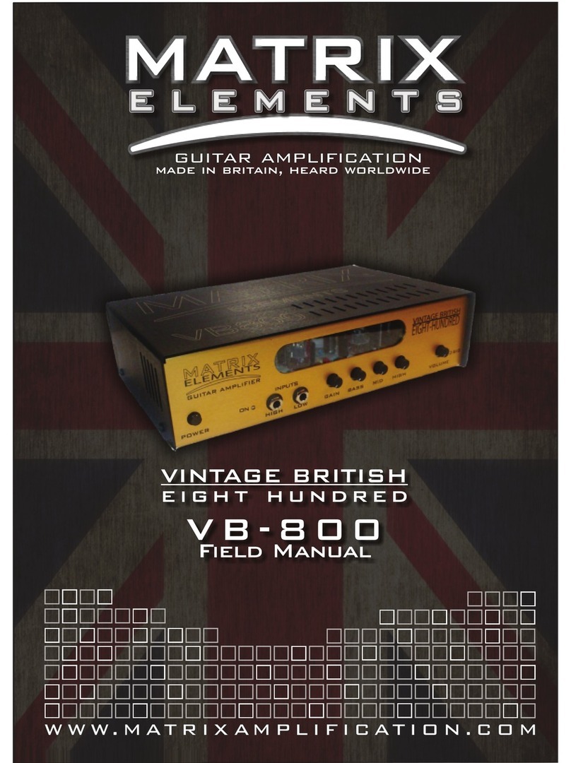 Matrix Elements VB-800 Manuale utente