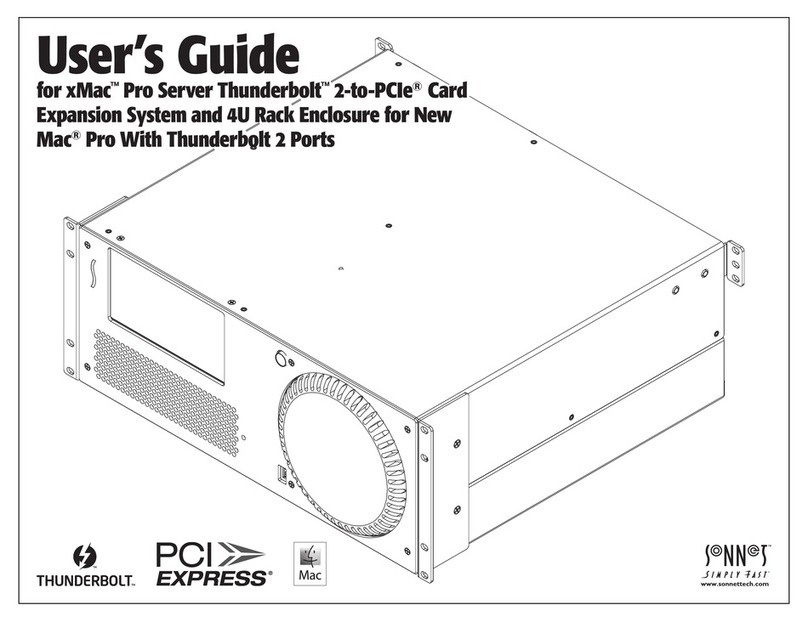 Sonnet XMac Pro server Manuale utente