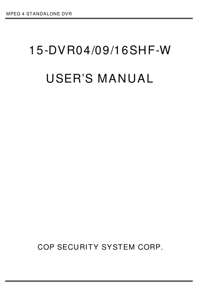 COP Security 15-DVR04 Manuale utente