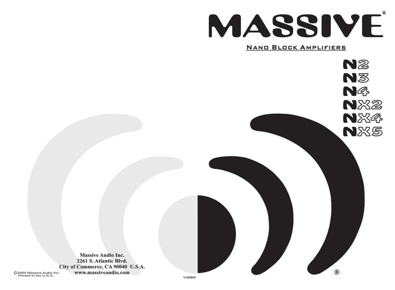 Massive Audio N2 Manuale utente
