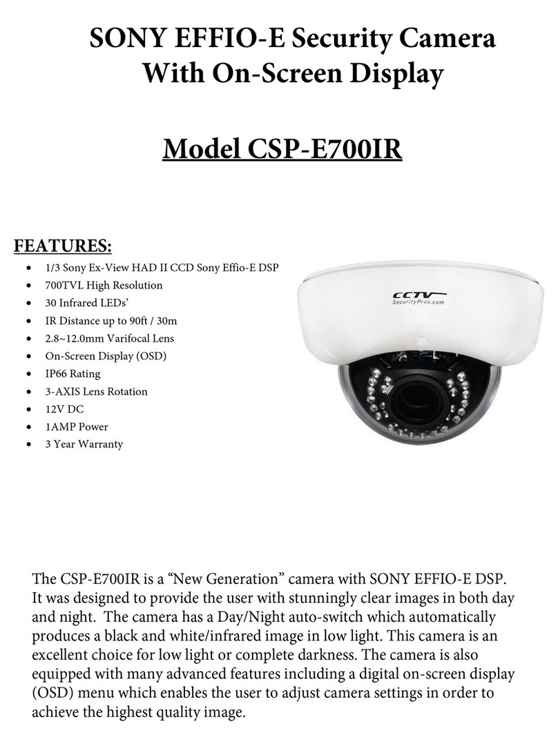 CCTV CSP-E700IR Manuale utente