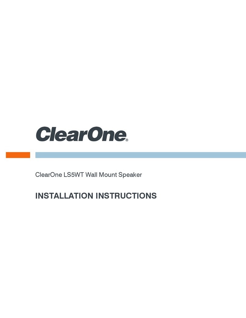 Clear One LS5WT Manuale utente