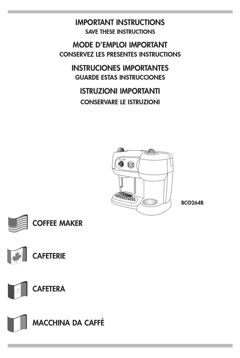 DeLonghi BCO264B Manuale di istruzioni per l'installazione