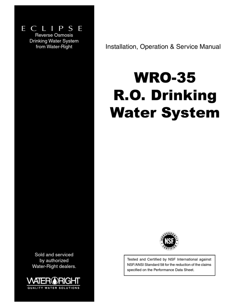 Water Right ECLIPSE WRO-35 Manuale Water Right ECLIPSE WRO-35 Manuale