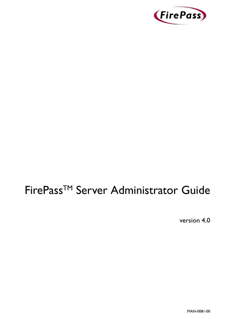 F5 FirePass Manuale di servizio