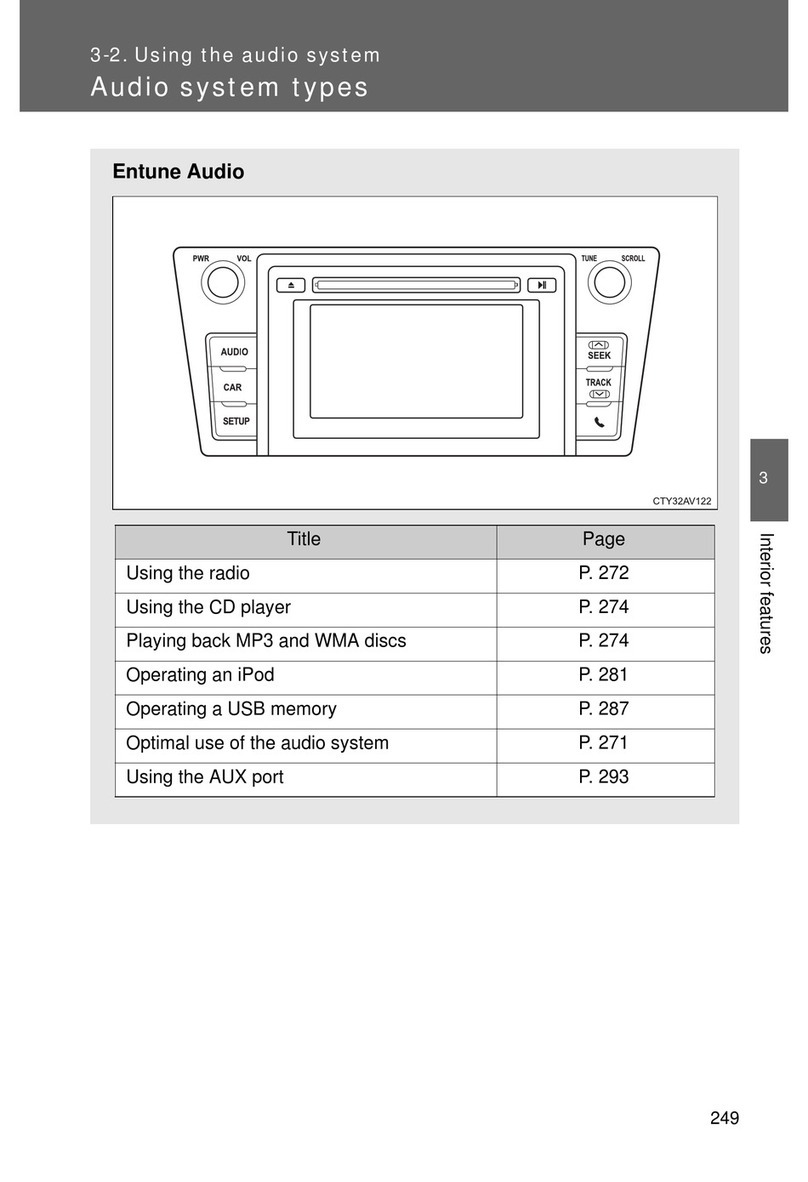Toyota Navigation and Multimedia System Manuale utente Toyota Navigation and Multimedia System Manuale utente
