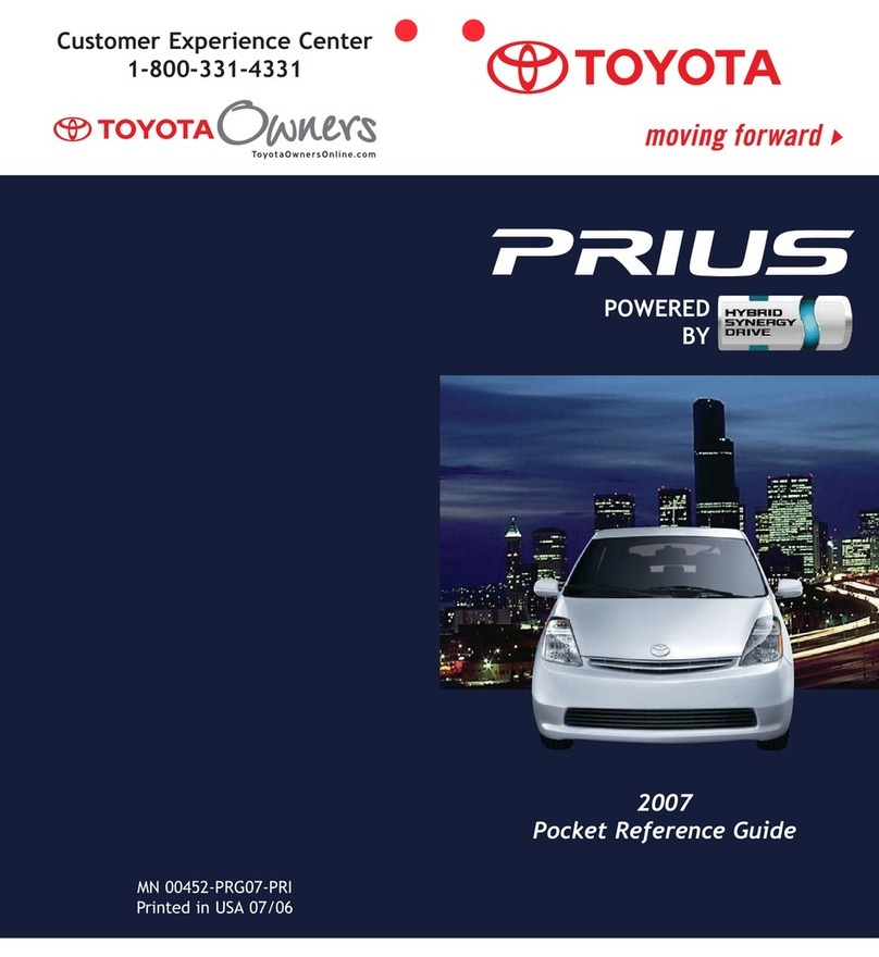 Toyota Prius 2007 Manuale utente