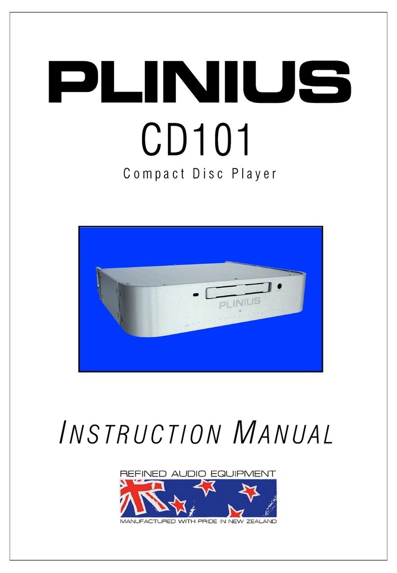 Plinius CD-101 Manuale utente