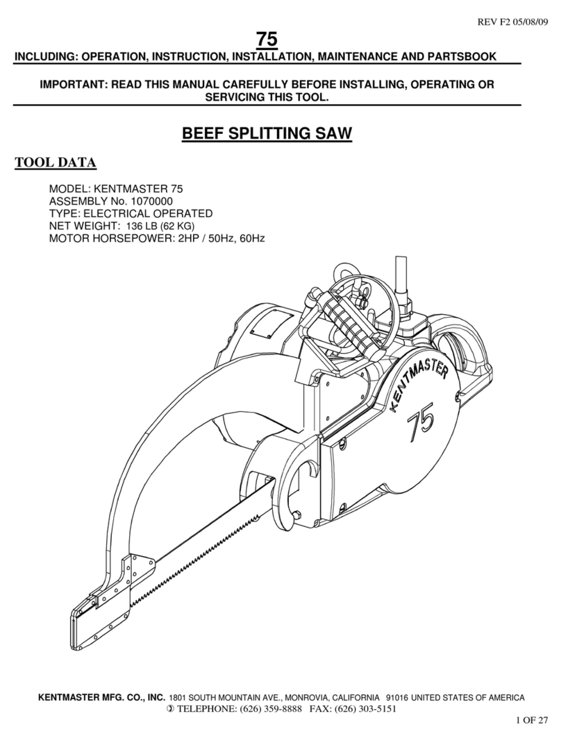 KENTMASTER 75 Manuale operativo e di manutenzione