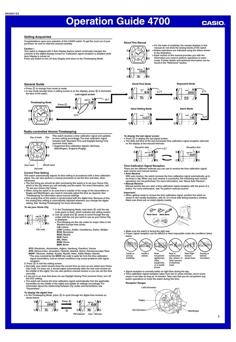 Casio 4700 Manuale utente