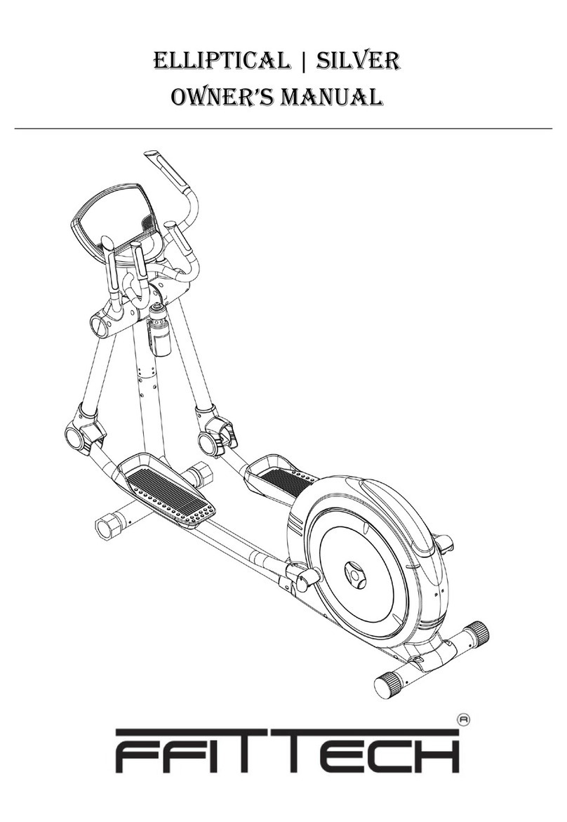 FfitTech Elliptical Silver Manuale utente