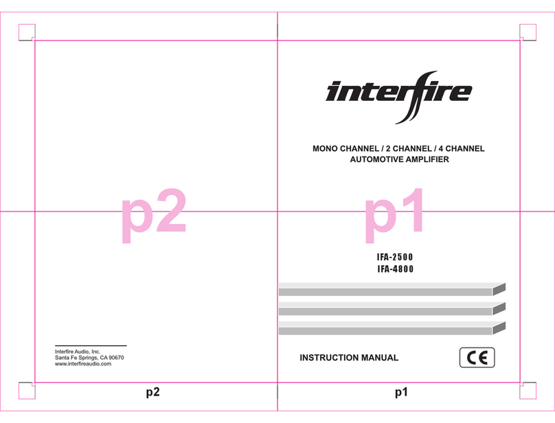 Interfire IFA-2500 Manuale utente Interfire IFA-2500 Manuale utente