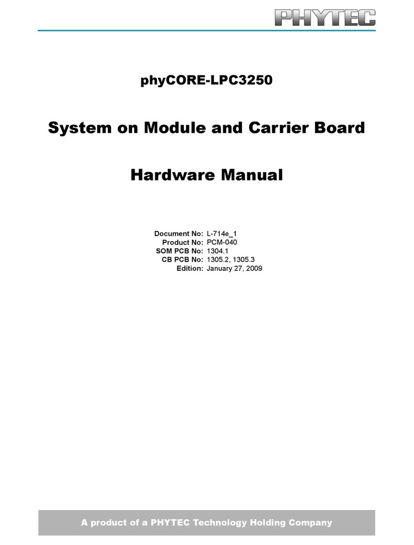 Phytec phyCORE-LPC3250 Manuale utente