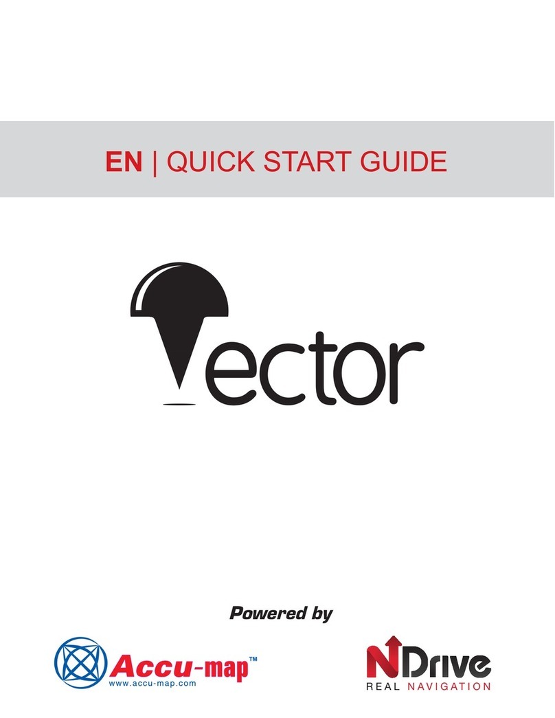 Vector Car Navigation system Manuale utente