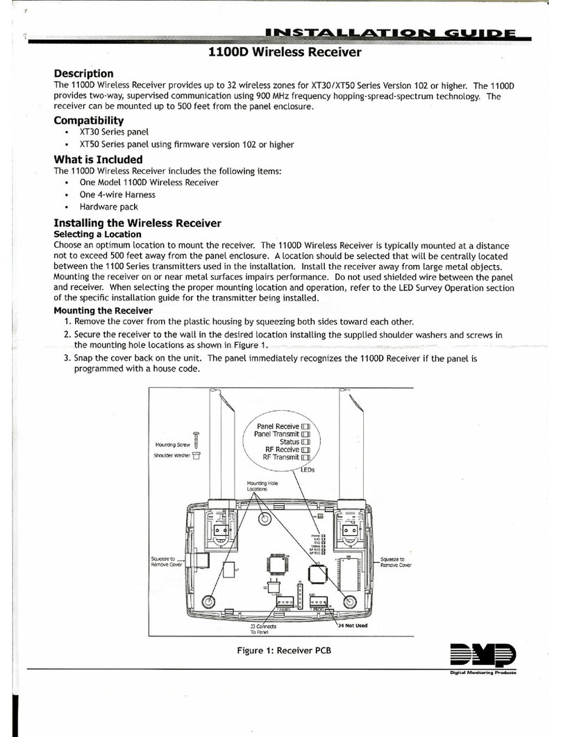 DMP Electronics 1100D Manuale utente