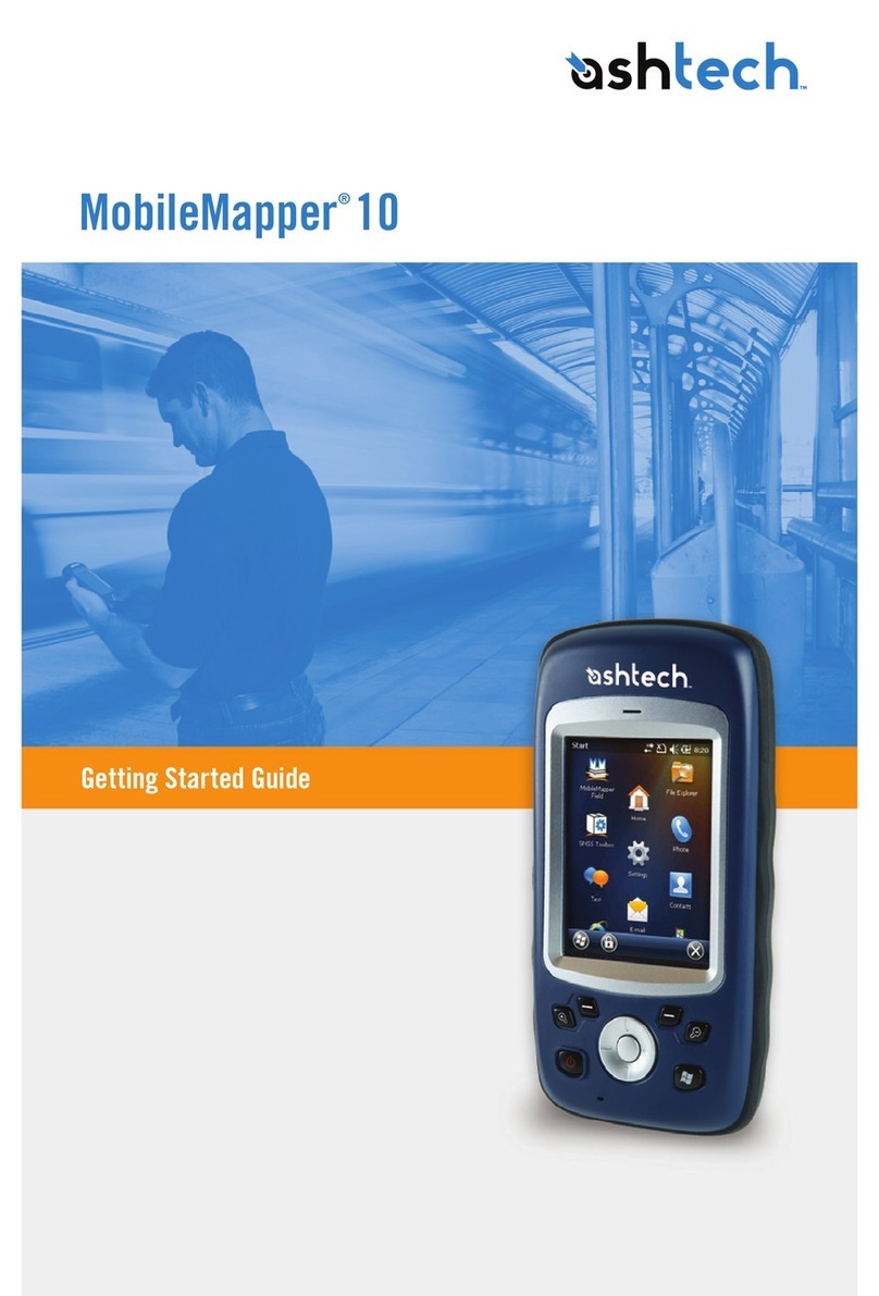 ashtech MobileMapper 10 Manuale utente