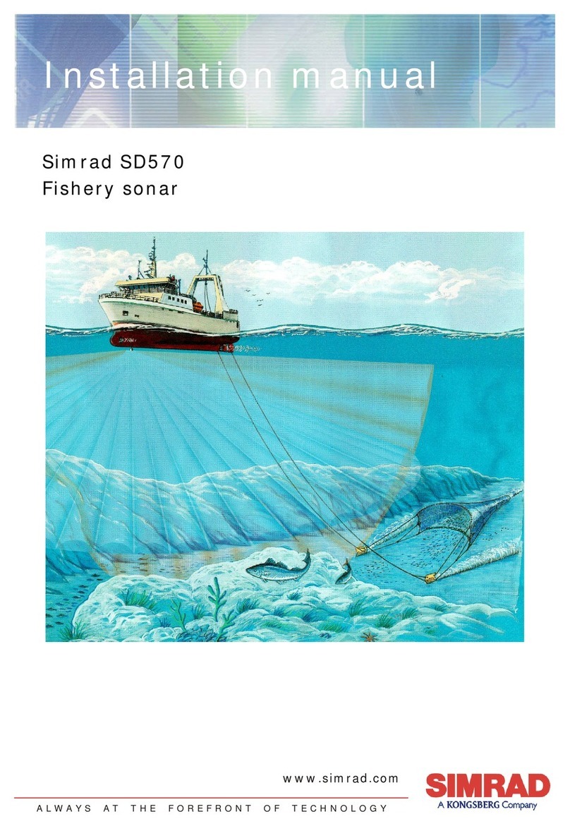 Simrad SD570 Manuale utente
