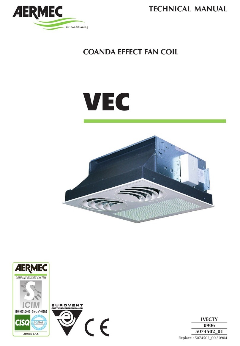 AERMEC VEC Manuale utente
