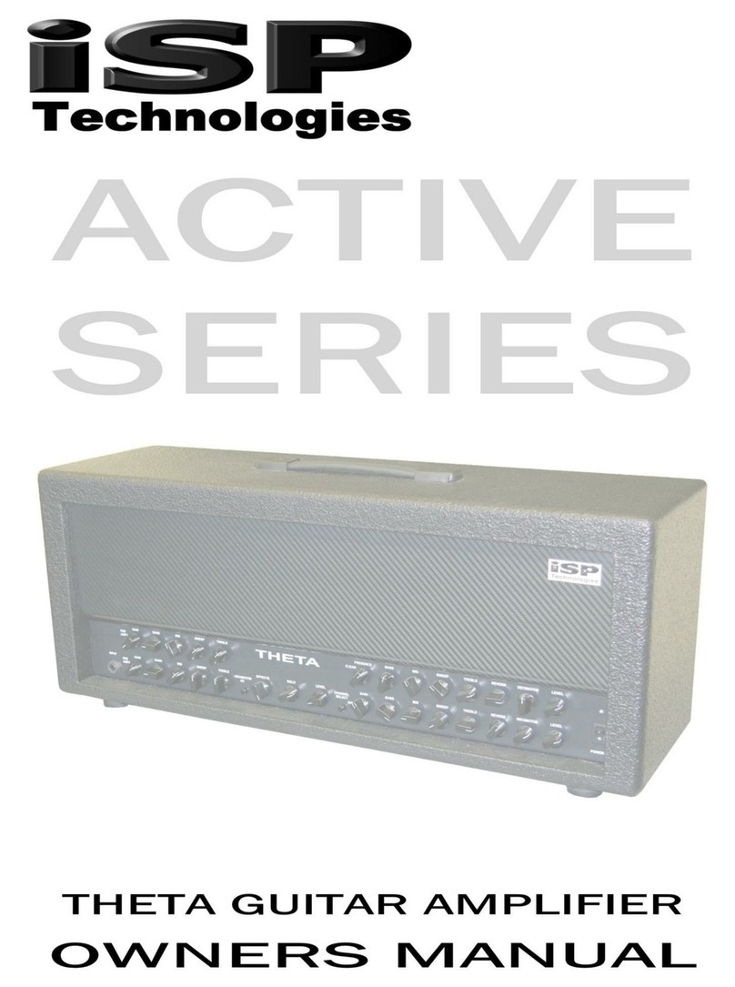 iSP Technologies Theta Active Series Manuale utente iSP Technologies Theta Active Series Manuale utente