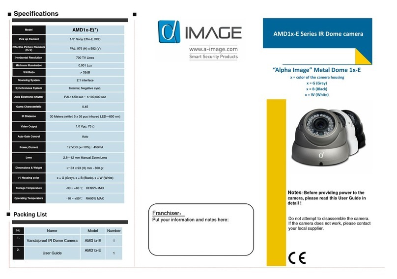 Alpha Image AMD1x-E Series Manuale utente