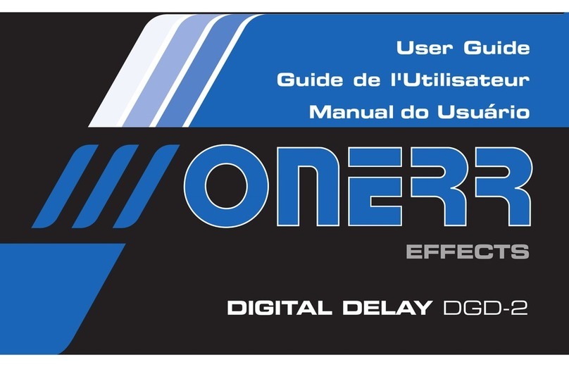 Onerr Digital Delay DGD-2 Manuale utente