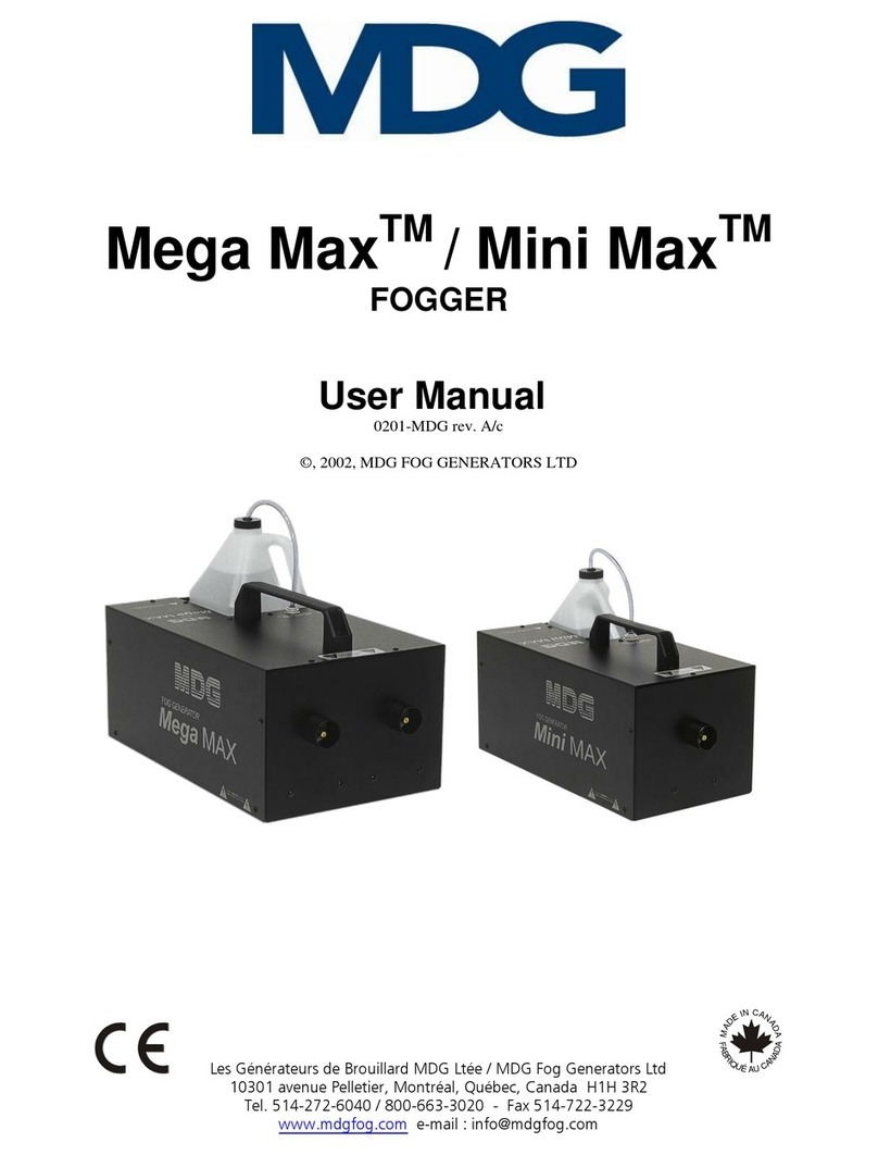 MDG Mega Max Manuale utente
